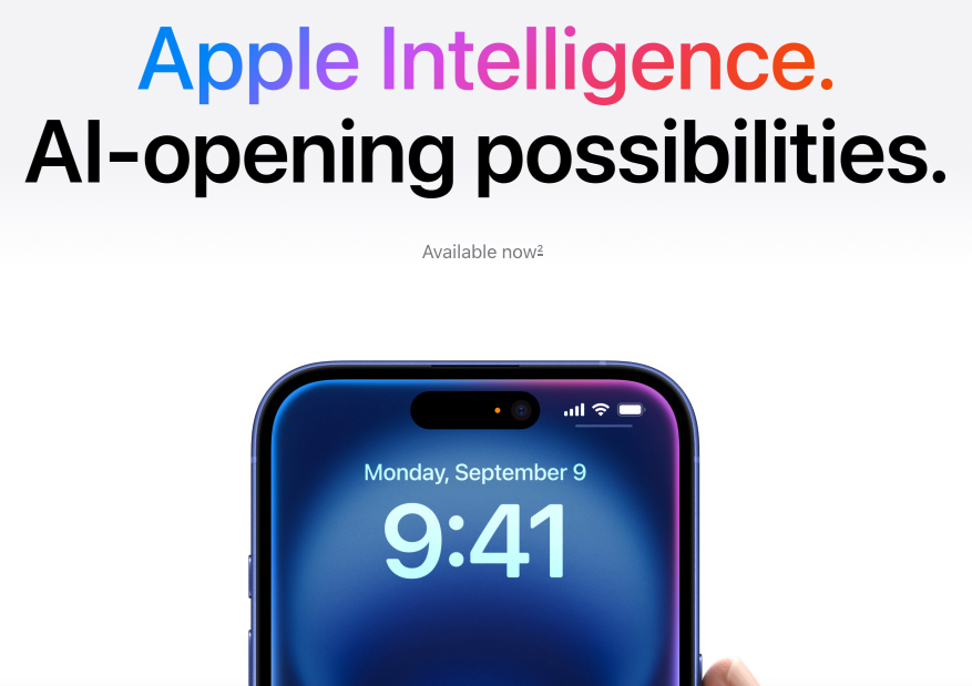 Apple Intelligence en el sitio oficial de Apple.