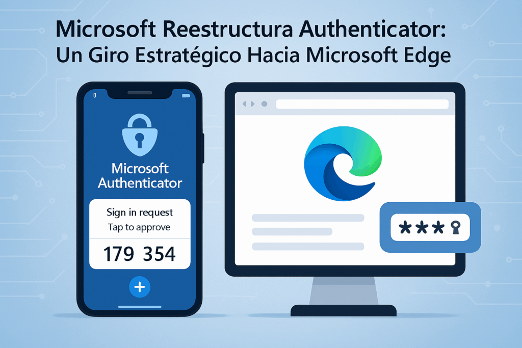 Microsoft Reestructura Authenticator: Un Giro Estratégico Hacia Microsoft Edge